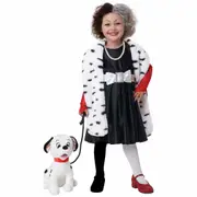 Dalmatian Diva Cruella Movie Story Book Week Toddler Girls Costume