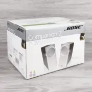 Bose Companion 2 Desktop Laptop PC Computer Speaker System Speakers Silver NEW