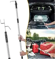 Truck Cargo Grabber, Telescoping Pickup Truck Bed Retriever Tool, Truck Bed Reach Tool with Magnetic Grip, Truck Bed Hook, Cargo Retriever Telescoping Pole for Pickup Truck(1.9M)