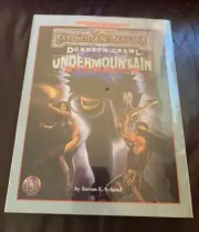 Sealed Forgotten Realms Dungeon Crawl Undermountain Stardock D&D, TSR, 1996 VF