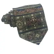 Bill Blass Mens Multicolored 100% Silk Neck Tie New