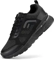 [FitVille] Mens Extra Wide Fit Trainers Comfortable Walking Shoes Breathable Running Sneakers for Plantar Fasciitis Flat Feet - Rebound Core V5