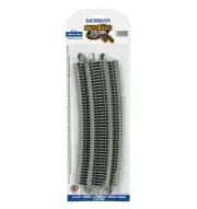 Bachmann EZ-Track ~ 33.25" Radius 18 Degree Curved ~ HO Scale ~ 5 Pieces ~ 44504