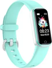 ZONEY Kids Fitness Tracker, Activity Tracker with HR Sleep Monitor,11 Sport Modes Kids Smart Watch with Alarm Clock and Reminder, Step Calories Counter, IP68 Waterproof (Light Green)