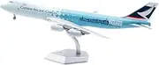 Pre-Built Model Aircraft 38CM 1/200 Scale Miniature Model Collectible Airplane for Cathay Pacific B747-8F B-LJA Metal Aircraft Replica Miniature Airplane Model(Flap)