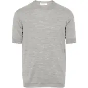 [Goes Botanical] Goes Botanical Mélange Merino Wool Top V NUMERIC GREY