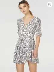 Stevie May Euphony Mini Dress in Ziggy Print Size XS (AU 6) NTW RRP $280