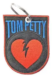 Tom Petty Keyring Heart Break Patch Keychain