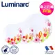 【法國Luminarc】樂美雅 春之彩繪 3件式餐具組/玻璃餐盤/微波餐盤/法國進口(ARC-311-DCH)