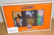 LIONEL 2230010 VINTAGE INSPIRED SPACE MOON BILLBOARDS TRAIN ACCESSORY O GAUGE