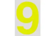 MVP 15cm Day Glo Number 9 Cams Approved VPR-025-9