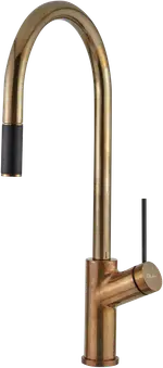 Oliveri Vilo Natural Brass Pull Out Mixer Tap