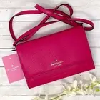 Kate Spade Harlow Wallet On A String in Pink Ruby Leather wlr00081 New With Tags