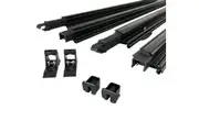 Black Caravan Anti Flap Kit for Fiamma F45S Awning with AFK Adapters to suit F45