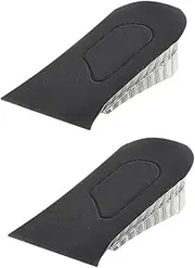 FOMIYES 1 Pair Shoe Lifts Height Lift Heel Lift Inserts Adjustable Invisible Heel Pads Insoles Height Half Elevator Insole Inserts Heel Pads Height Increase Insert Shoe Pads Black