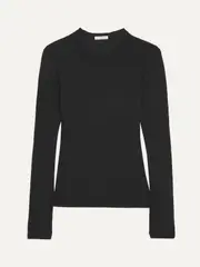 [James Perse] James Perse - Slub Cotton-jersey Top - Black - 0 0 Black