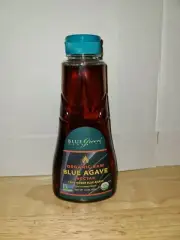 Organic Raw Blue AGAVE Nectar 16oz Bottle (Vegan)