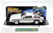 Scalextric "Back to the Future II" DeLorean DPR W/ Lights 1/32 Slot Car C4249