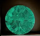 Malachite Stone Round Table Top Coffee Marble Table Top, Stone Table Top
