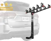 Sports 4-Bike Hitch Rack for 2 Inch Hitch Mount Carrier - Heavy Duty, Adjustable