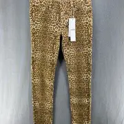 Hudson Denim Big Girls Cheetah/Leopard Print Skinny Pants Jeans 16