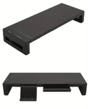 NNETM Ultimate Monitor Stand Riser: USB Hub, Data Port, and TYPE-C Charging Powerhouse