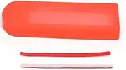 ZAPYVET Scooter Parts Waterproof Display Silicone Cover with 2 Adhesive Tape, for M365/Pro/Essential/1S/Pro2Electric Scooter Accessories Electric Scooter Display Screen(Red)