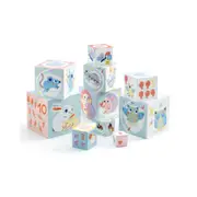 Djeco Babybloki Stacking Blocks Kids/Children Educational Fun Play Toy 12m+