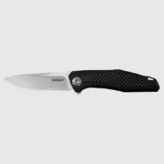 Kershaw Knives Atmos Liner Lock 4037 8Cr13MoV Black Carbon Fiber