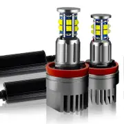 2x CANbus H8 LED 120W Error Free Angel Eyes Marker Light Headlight Lamp for 09-12 BMW 7-series F01/F02 740i,740Li,750i,750Li,760 White