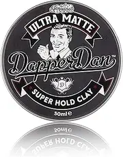 Dapper Dan Ultra Matte Hair Clay, Long lasting Hold, Subtle Vanilla and Raspberry Fragrance, 1 x 50ml