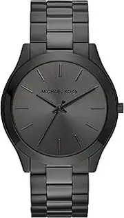 [Michael Kors] Oversized Slim Runway Men's Watch, Stainless Steel Watch for Men