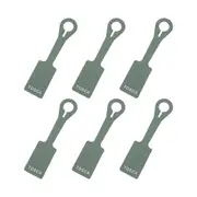 6x Tosca Silicone Travel Luggage Suitcase Name/Address Tag Label Accessory Moss