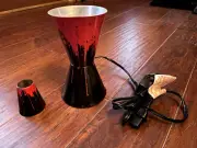 NEW: Blood Drip Lava Lamp Base & Cap - 17 in lamp size
