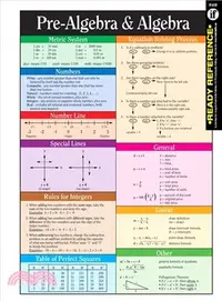 在飛比找三民網路書店優惠-Pre-algebra and Algebra Ready 