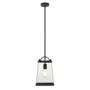 Colair 1 Light Solid Brass, Black
