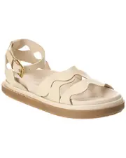 ALOHAS Wavy Leather Sandal