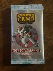 Cryptid Camp TCG Promo Pack 1 Holiday Card 1 Promotional Card SEALED