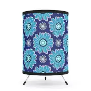 Floral Tripod Lamp, Bohemian Home Decor, Cottagecore Lighting