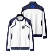 BLUE LOCK Blue Prison Zipper Jacket Men's Cos Loose Long-sleeved Sweatshirt Coat Hoodie M