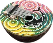 QUMIIRITY Coconut Shell Thumb Piano for Beginners Finger Piano Ornament present for Adults Unique Musical Home Decor Lightweight and Portable Design