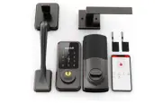 Front Door Lock Set Keyless Entry: Keyless Entry Door Lock Deadbolt with Handle