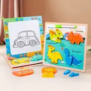 1 Set Kids Jigsaw Toy Three-dimensional Entertainment Ocean Animals Jigsaw