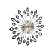 Artiss 60CM Wall Clock Crystal Black