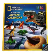 National Geographic Dinosaur Advent Calendar STEM Kit 24 Toys + T. Rex Tooth NEW