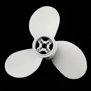 Wivplex 7 1/4 5-A 3 Blades Aluminum Propeller Boat Outboard Motor, for Hangkai 3.5HP Model Ship Propeller