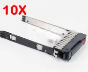 (Lot of 10) for HP 2.5" SAS Hard Drive Caddy Tray G5 G6 G7 500223-001 508009-001