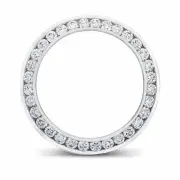 5CT Channel Diamond Bezel 14KW For 40MM Rolex Submariner, GMT Master 2, Daytona