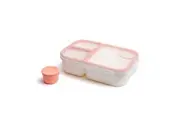 Locknlock 980ml To-Go 3-Compratment Airtight Bento Box Lunchbox Storage Pink
