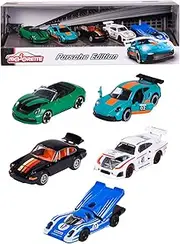 Majorette Porsche Motorsport 1:64 Scale Diecast Model Cars Giftpack (5 Piece Box)